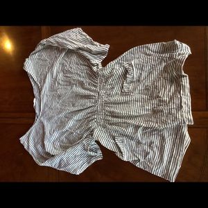 striped romper